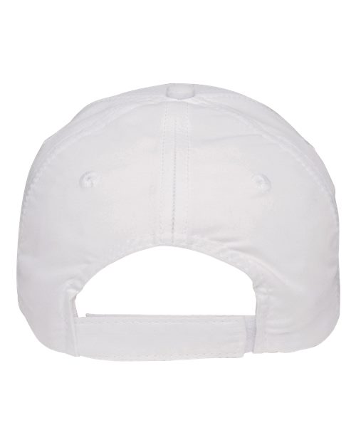 Adams Headwear PE102 White/ Black — back