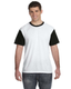 SubliVie S1902 - Men's Blackout Sublimation T-Shirt - White / Black