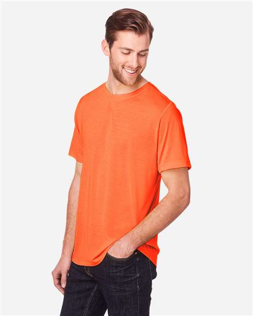 CORE365 CE111 Campus Orange — on model side