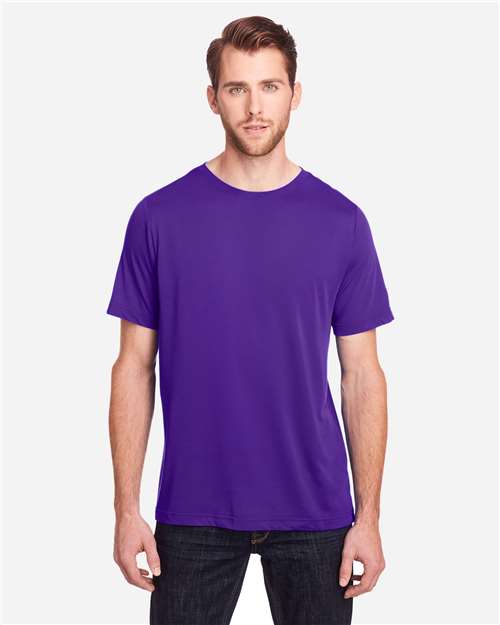 CORE365 CE111 Campus Purple — on model front