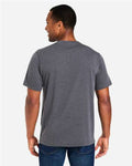 CORE365 CE111 Carbon Heather — on model back