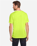 CORE365 CE111 Safety Yellow — on model back