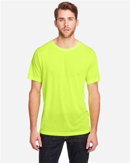 CORE365 CE111 Safety Yellow — on model front