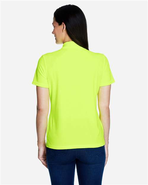 CORE365 78181 Safety Yellow — on model back