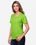 CORE365 CE111W Acid Green — on model side