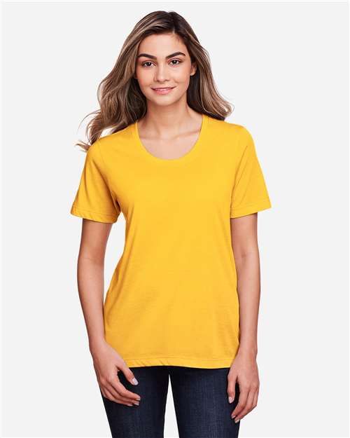 CORE365 CE111W Campus Gold — on model front