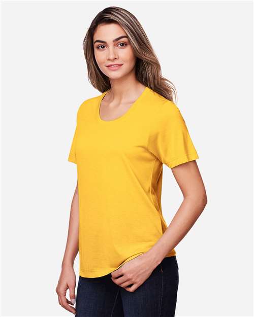 CORE365 CE111W Campus Gold — on model side