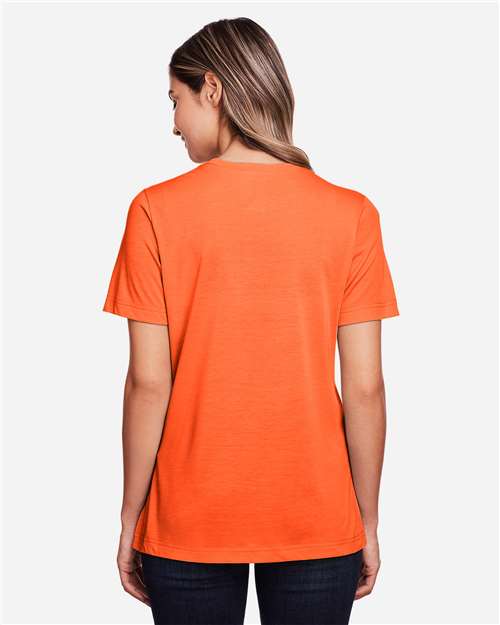 CORE365 CE111W Campus Orange — on model back