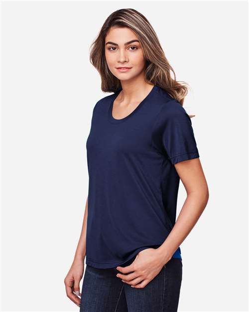 CORE365 CE111W Classic Navy — on model side