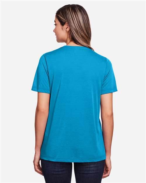 CORE365 CE111W Electric Blue — on model back