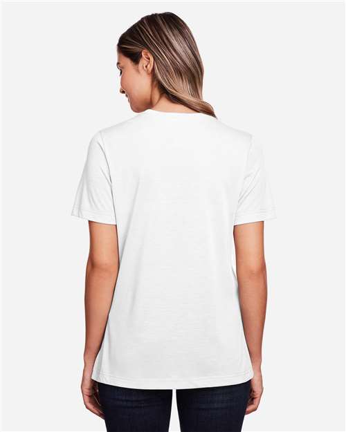 CORE365 CE111W White — on model back