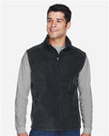 CORE365 88191 Heather Charcoal — on model front