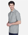 Devon & Jones D100 Grey Heather — on model side