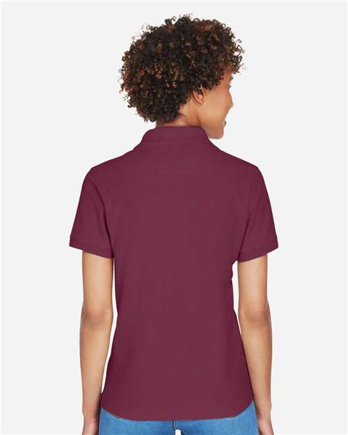 Devon & Jones D100W Burgundy — on model back