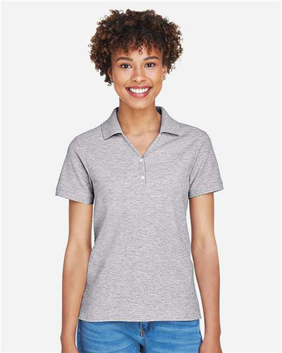 Devon & Jones D100W Grey Heather — on model front