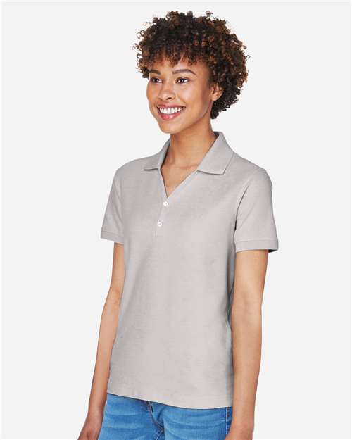 Devon & Jones D100W Silver — on model side