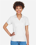 Devon & Jones D100W White — on model front