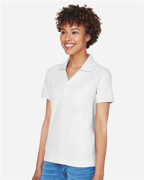 Devon & Jones D100W White — on model side