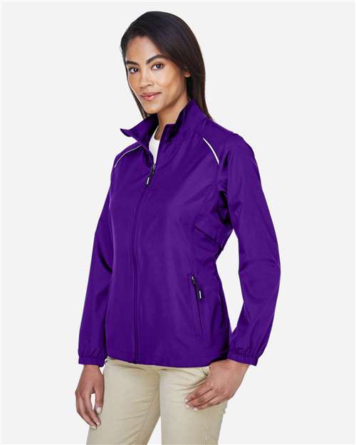 CORE365 78183 Campus Purple — on model side