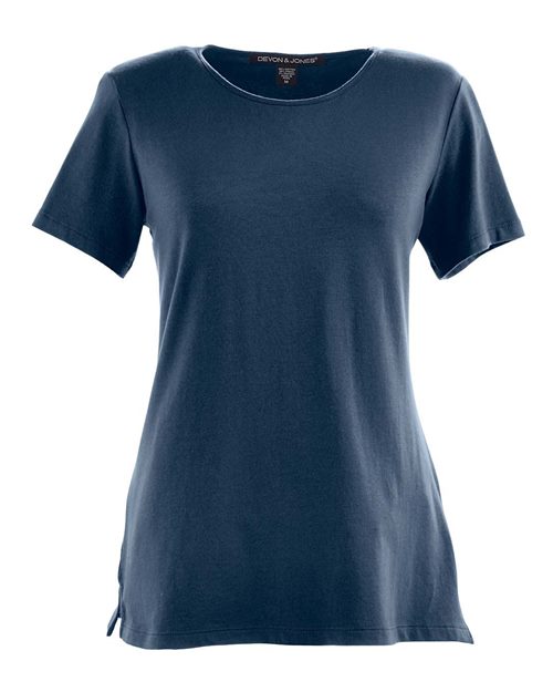 Devon & Jones DP182W Navy — front