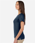 Devon & Jones DP182W Navy — on model side