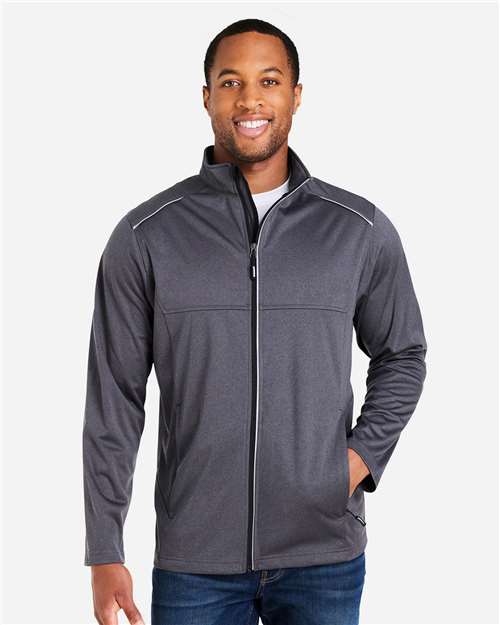 CORE365 CE708 Carbon Heather — on model front