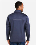 CORE365 CE708 Classic Navy Heather — on model back
