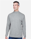 Devon & Jones D420 Grey Heather — on model front