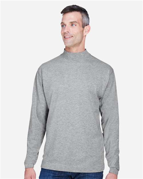 Devon & Jones D420 Grey Heather — on model front