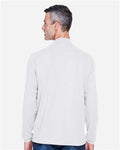 Devon & Jones D420 White — on model back