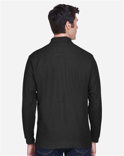 Devon & Jones D110 Black — on model back