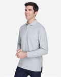 Devon & Jones D110 Grey Heather — on model side