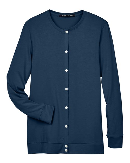 Devon & Jones DP181W Navy — front