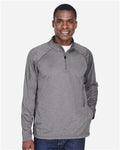 Devon & Jones DG440 Dark Grey Heather — on model front