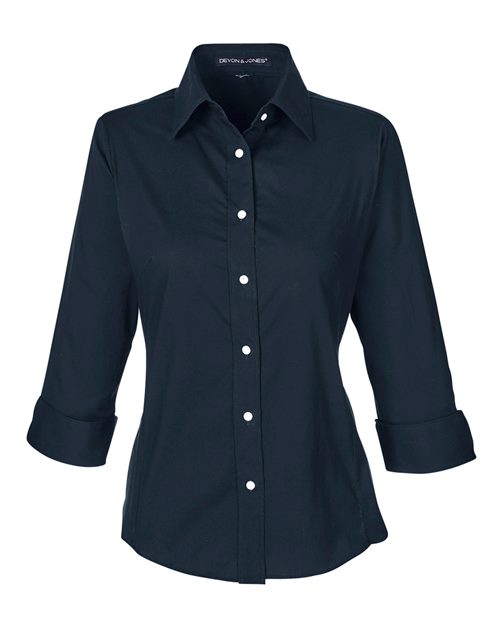 Devon & Jones DP625W Navy — front