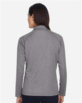 Devon & Jones DG440W Dark Grey Heather — on model back