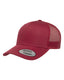 Yupoong 6606 - Unisex Retro Trucker Cap - Cranberry