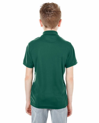 Youth Cool & Dry Mesh Piqué Polo - Forest Green