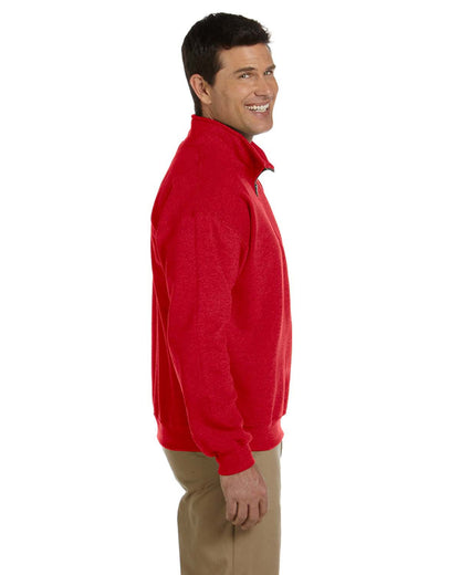Unisex Heavy Blend™  Vintage Cadet Collar Sweatshirt - Red