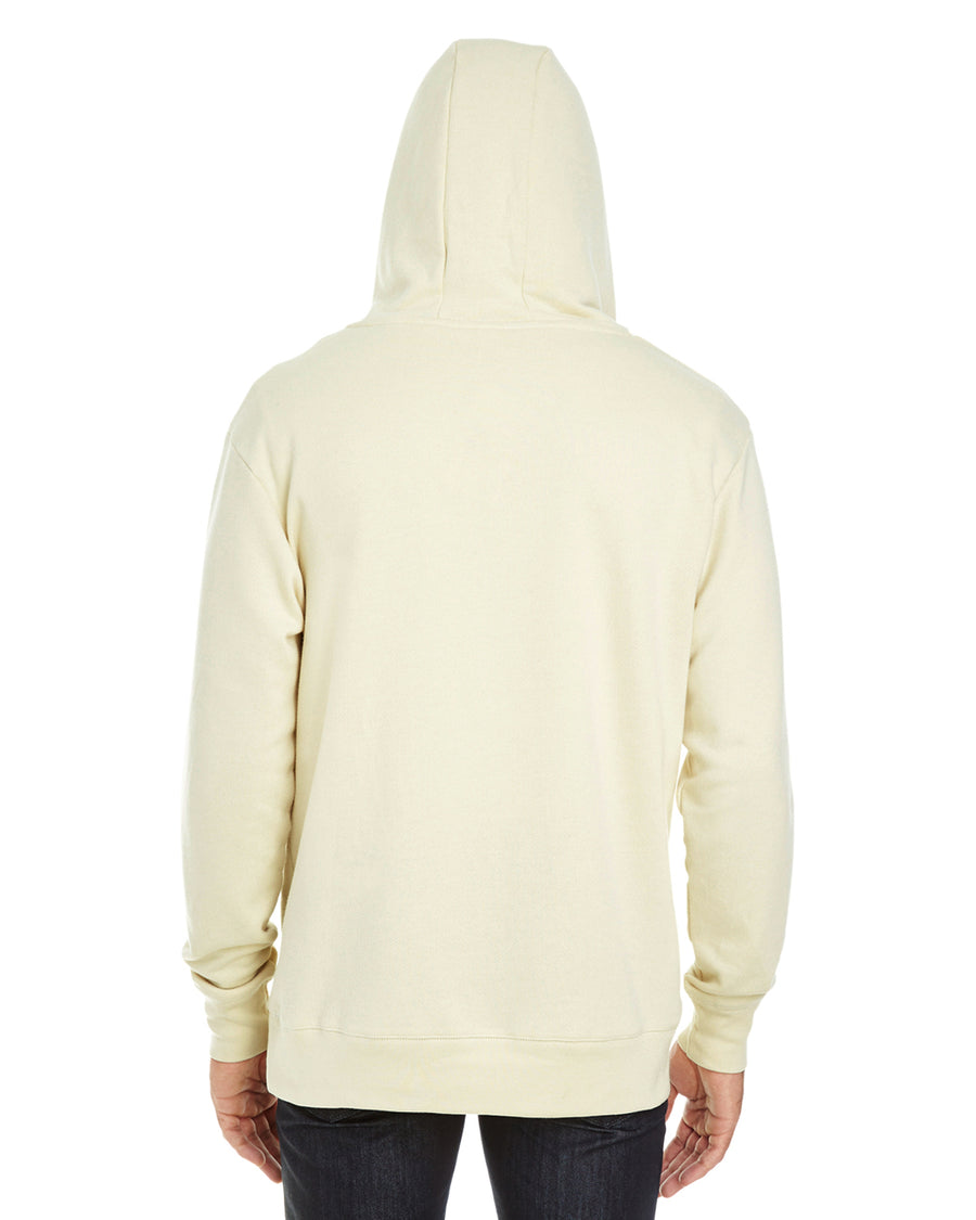 Unisex Triblend French Terry Hoodie - Cream