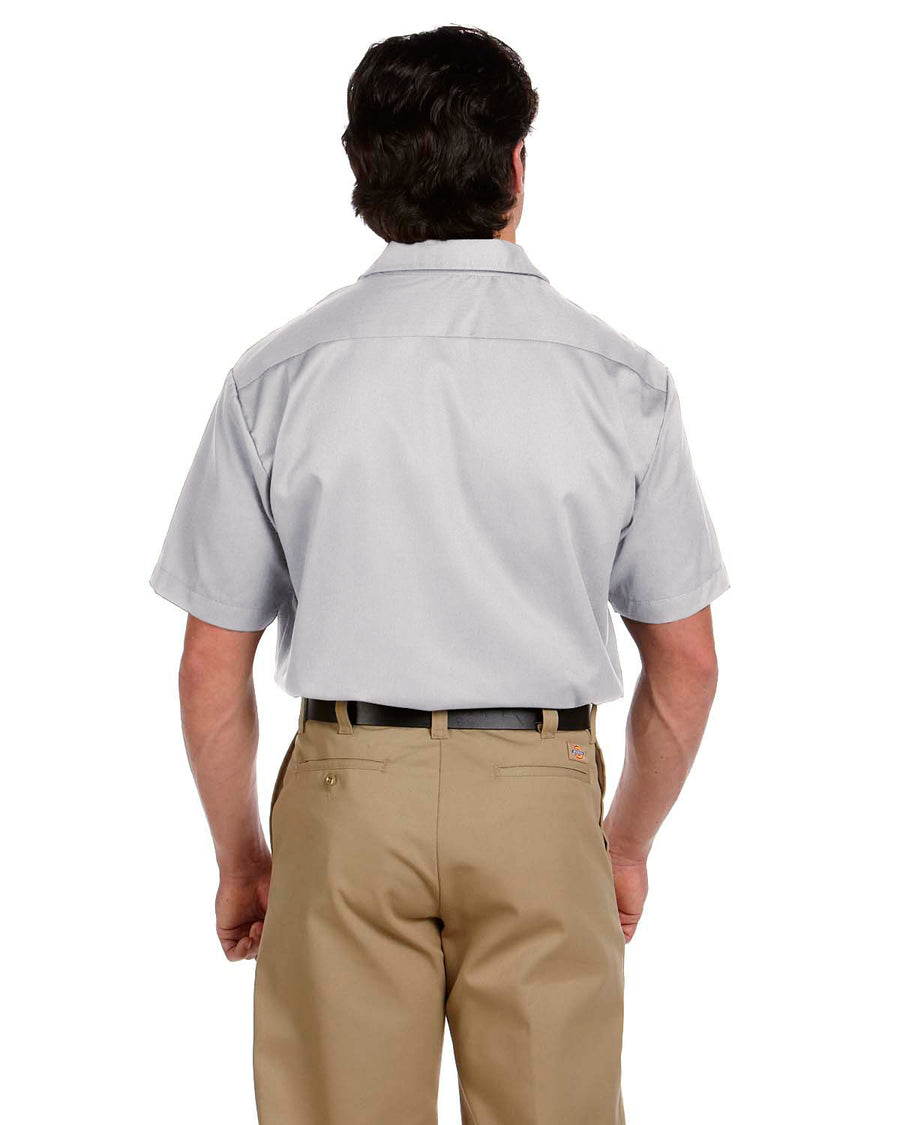 Unisex Short-Sleeve Work Shirt - White