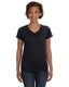 LAT 3507 - Women's V-Neck Fine Jersey T-Shirt - Black