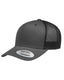 Yupoong 6606 - Unisex Retro Trucker Cap - Charcoal / Black