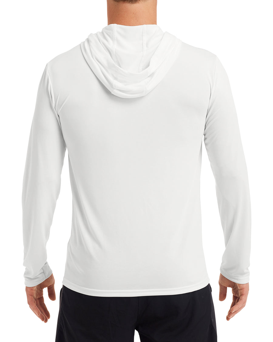 Unisex Performance®  Hooded T-Shirt - White