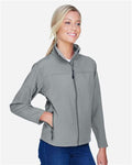 Devon & Jones D995W Charcoal — on model side