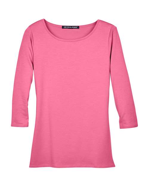 Devon & Jones DP192W Charity Pink — front