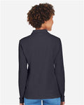 Devon & Jones D110W Navy — on model back