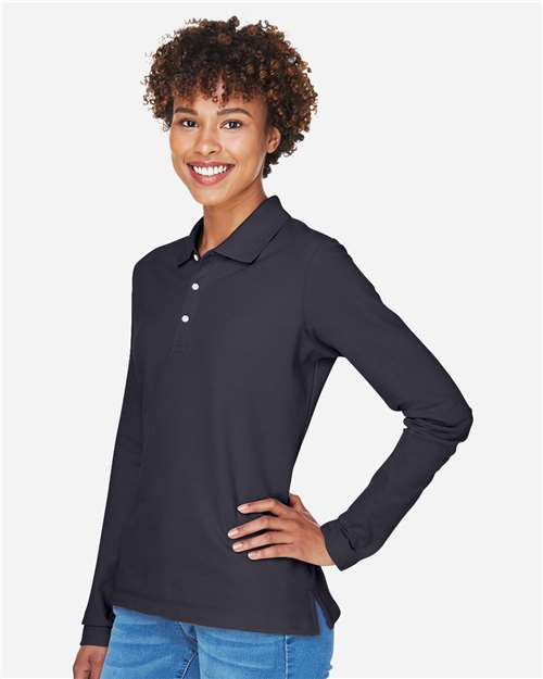 Devon & Jones D110W Navy — on model side