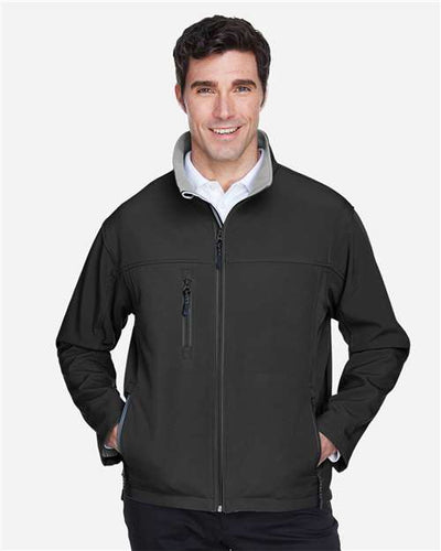 Devon & Jones D995 Black — on model front