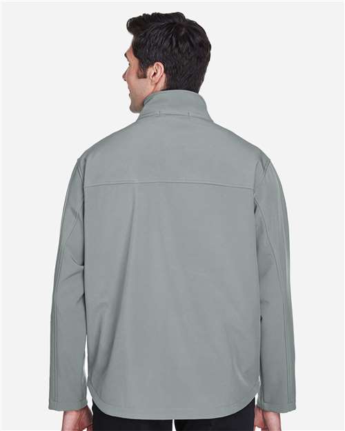 Devon & Jones D995 Charcoal — on model back